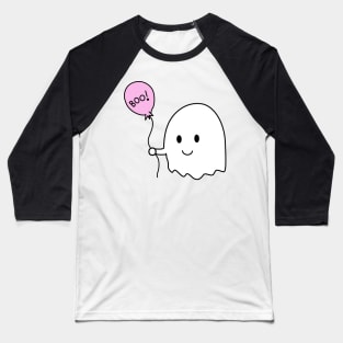 Cute ghost - Boo! Baseball T-Shirt